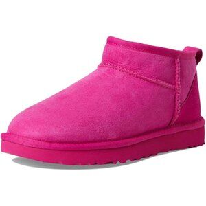 UGG Women's Dark Peony​ Rounded Toe Sheepskin Lining Classic Ultra Mini Boot